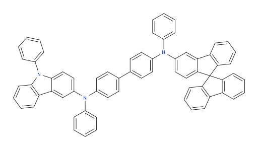 N4-(9,9'-spirobi[fluoren]-3-yl)-N4,N4'-diphenyl-N4'-(9-phenyl-9H-carbazol-3-yl)-[1,1'-biphenyl]-4,4'-diamine