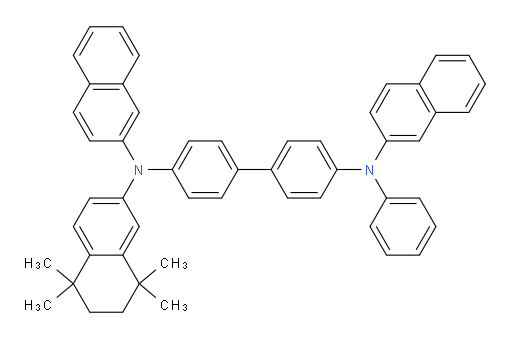 N4,N4'-di(naphthalen-2-yl)-N4-phenyl-N4'-(5,5,8,8-tetramethyl-5,6,7,8-tetrahydronaphthalen-2-yl)-[1,1'-biphenyl]-4,4'-diamine