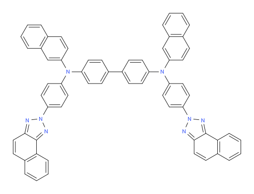 N4,N4'-bis(4-(2H-naphtho[1,2-d][1,2,3]triazol-2-yl)phenyl)-N4,N4'-di(naphthalen-2-yl)-[1,1'-biphenyl]-4,4'-diamine