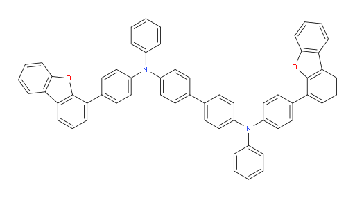 N4,N4'-bis(4-(dibenzo[b,d]furan-4-yl)phenyl)-N4,N4'-diphenyl-[1,1'-biphenyl]-4,4'-diamine