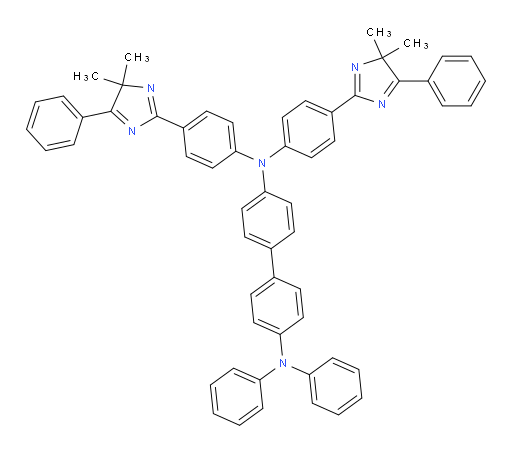 N4,N4-bis(4-(4,4-dimethyl-5-phenyl-4H-imidazol-2-yl)phenyl)-N4',N4'-diphenyl-[1,1'-biphenyl]-4,4'-diamine