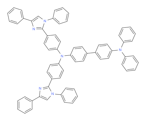 N4,N4-bis(4-(1,4-diphenyl-1H-imidazol-2-yl)phenyl)-N4',N4'-diphenyl-[1,1'-biphenyl]-4,4'-diamine