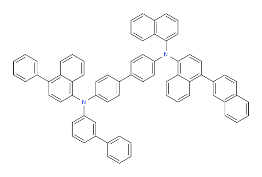 N4-([1,1'-biphenyl]-3-yl)-N4'-([1,2'-binaphthalen]-4-yl)-N4'-(naphthalen-1-yl)-N4-(4-phenylnaphthalen-1-yl)-[1,1'-biphenyl]-4,4'-diamine