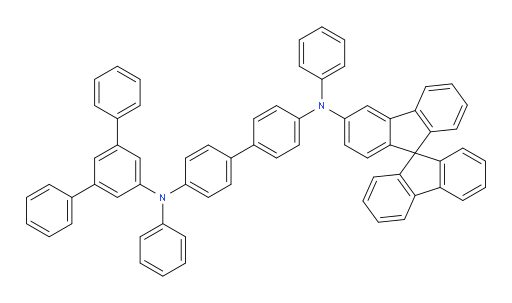 N4-(9,9'-spirobi[fluoren]-3-yl)-N4'-([1,1':3',1''-terphenyl]-5'-yl)-N4,N4'-diphenyl-[1,1'-biphenyl]-4,4'-diamine