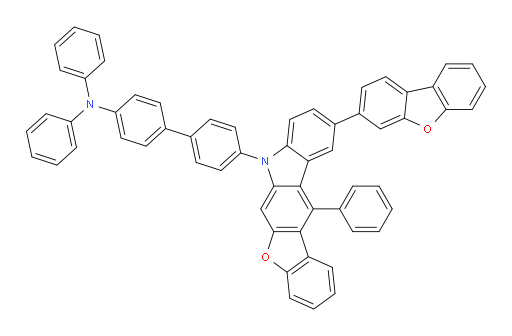 4'-(10-(dibenzo[b,d]furan-3-yl)-12-phenyl-7H-benzofuro[2,3-b]carbazol-7-yl)-N,N-diphenyl-[1,1'-biphenyl]-4-amine