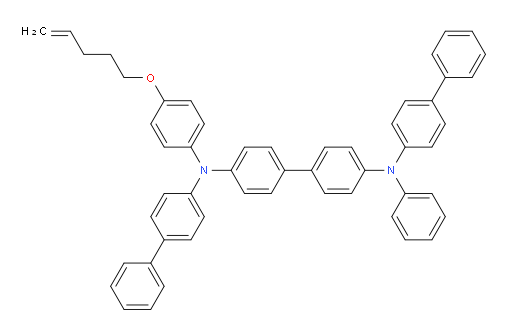 N4,N4'-di([1,1'-biphenyl]-4-yl)-N4-(4-(pent-4-en-1-yloxy)phenyl)-N4'-phenyl-[1,1'-biphenyl]-4,4'-diamine