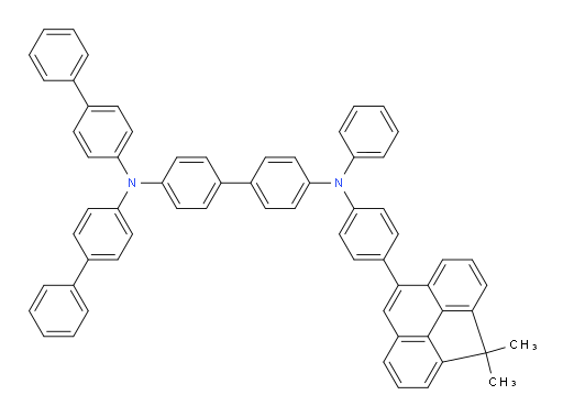 N4,N4-di([1,1'-biphenyl]-4-yl)-N4'-(4-(4,4-dimethyl-4H-cyclopenta[def]phenanthren-8-yl)phenyl)-N4'-phenyl-[1,1'-biphenyl]-4,4'-diamine
