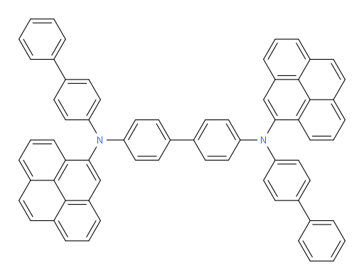 N4,N4'-di([1,1'-biphenyl]-4-yl)-N4,N4'-di(pyren-4-yl)-[1,1'-biphenyl]-4,4'-diamine