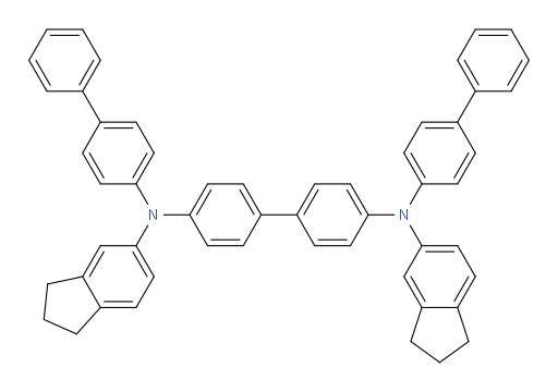 N4,N4'-di([1,1'-biphenyl]-4-yl)-N4,N4'-bis(2,3-dihydro-1H-inden-5-yl)-[1,1'-biphenyl]-4,4'-diamine
