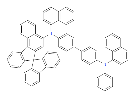 N4,N4'-di(naphthalen-1-yl)-N4-phenyl-N4'-(spiro[benzo[c]fluorene-7,9'-fluoren]-5-yl)-[1,1'-biphenyl]-4,4'-diamine