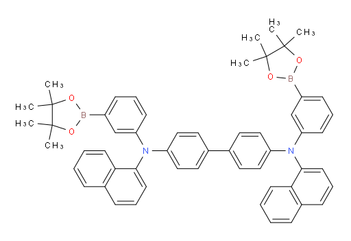 N4,N4'-di(naphthalen-1-yl)-N4,N4'-bis(3-(4,4,5,5-tetramethyl-1,3,2-dioxaborolan-2-yl)phenyl)-[1,1'-biphenyl]-4,4'-diamine