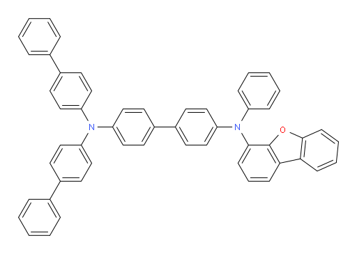 N4,N4-di([1,1'-biphenyl]-4-yl)-N4'-(dibenzo[b,d]furan-4-yl)-N4'-phenyl-[1,1'-biphenyl]-4,4'-diamine