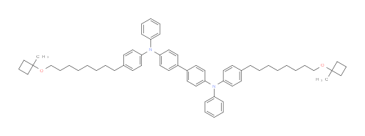 N4,N4'-bis(4-(8-(1-methylcyclobutoxy)octyl)phenyl)-N4,N4'-diphenyl-[1,1'-biphenyl]-4,4'-diamine
