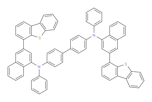N4,N4'-bis(3-(dibenzo[b,d]thiophen-4-yl)naphthalen-1-yl)-N4,N4'-diphenyl-[1,1'-biphenyl]-4,4'-diamine