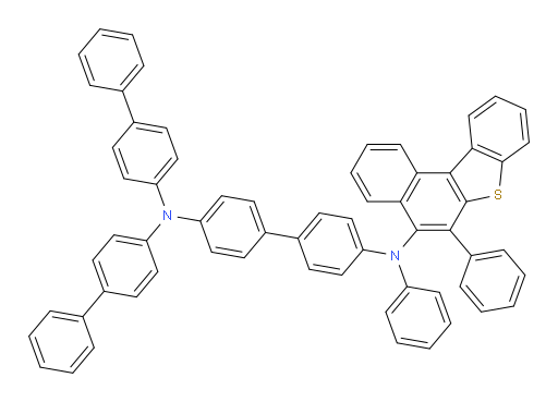 N4,N4-di([1,1'-biphenyl]-4-yl)-N4'-phenyl-N4'-(6-phenylbenzo[b]naphtho[1,2-d]thiophen-5-yl)-[1,1'-biphenyl]-4,4'-diamine