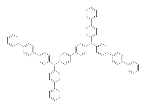 N4,N4'-di([1,1'-biphenyl]-4-yl)-N4,N4'-di([1,1':4',1''-terphenyl]-4-yl)-[1,1'-biphenyl]-4,4'-diamine
