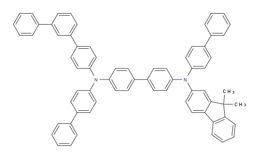 N4,N4'-di([1,1'-biphenyl]-4-yl)-N4-([1,1':3',1''-terphenyl]-4-yl)-N4'-(9,9-dimethyl-9H-fluoren-2-yl)-[1,1'-biphenyl]-4,4'-diamine