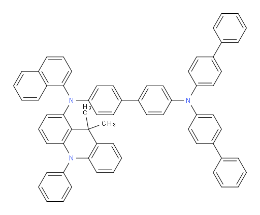 N4,N4-di([1,1'-biphenyl]-4-yl)-N4'-(9,9-dimethyl-10-phenyl-9,10-dihydroacridin-1-yl)-N4'-(naphthalen-1-yl)-[1,1'-biphenyl]-4,4'-diamine