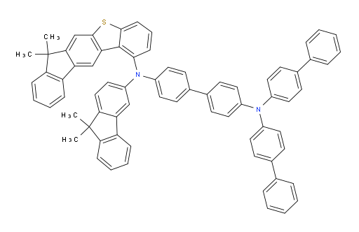 N4,N4-di([1,1'-biphenyl]-4-yl)-N4'-(7,7-dimethyl-7H-benzo[b]fluoreno[3,2-d]thiophen-1-yl)-N4'-(9,9-dimethyl-9H-fluoren-3-yl)-[1,1'-biphenyl]-4,4'-diamine