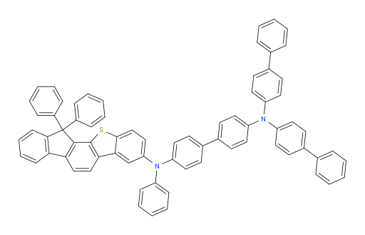 N4,N4-di([1,1'-biphenyl]-4-yl)-N4'-(12,12-diphenyl-12H-benzo[b]fluoreno[2,1-d]thiophen-8-yl)-N4'-phenyl-[1,1'-biphenyl]-4,4'-diamine