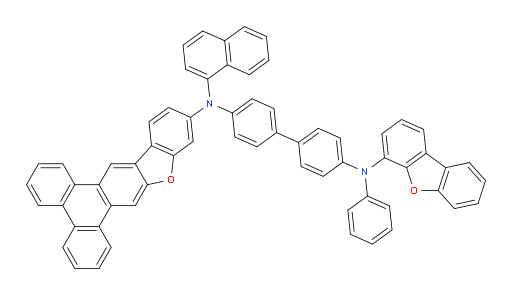 N4-(dibenzo[b,d]furan-4-yl)-N4'-(naphthalen-1-yl)-N4-phenyl-N4'-(triphenyleno[2,3-b]benzofuran-12-yl)-[1,1'-biphenyl]-4,4'-diamine
