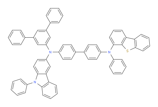 N4-([1,1':3',1''-terphenyl]-5'-yl)-N4'-(dibenzo[b,d]thiophen-4-yl)-N4'-phenyl-N4-(9-phenyl-9H-carbazol-3-yl)-[1,1'-biphenyl]-4,4'-diamine