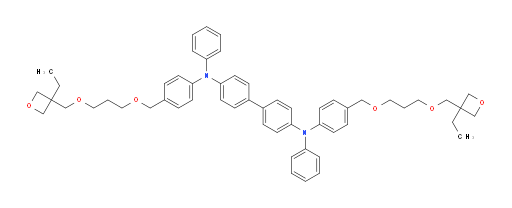 N4,N4'-bis(4-((3-((3-ethyloxetan-3-yl)methoxy)propoxy)methyl)phenyl)-N4,N4'-diphenyl-[1,1'-biphenyl]-4,4'-diamine