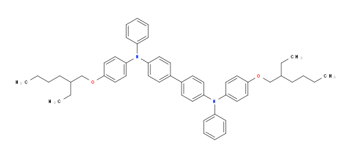 N4,N4'-bis(4-((2-ethylhexyl)oxy)phenyl)-N4,N4'-diphenyl-[1,1'-biphenyl]-4,4'-diamine