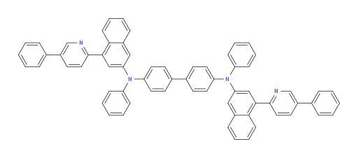 N4,N4'-diphenyl-N4,N4'-bis(4-(5-phenylpyridin-2-yl)naphthalen-2-yl)-[1,1'-biphenyl]-4,4'-diamine