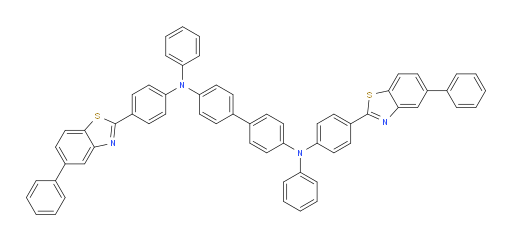 N4,N4'-diphenyl-N4,N4'-bis(4-(5-phenylbenzo[d]thiazol-2-yl)phenyl)-[1,1'-biphenyl]-4,4'-diamine