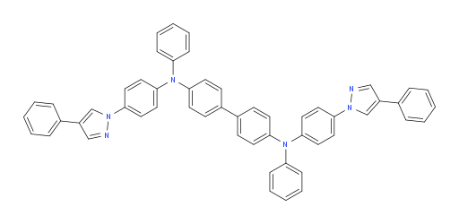 N4,N4'-diphenyl-N4,N4'-bis(4-(4-phenyl-1H-pyrazol-1-yl)phenyl)-[1,1'-biphenyl]-4,4'-diamine