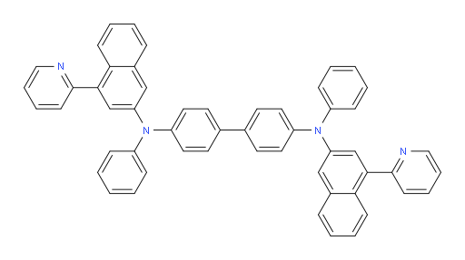 N4,N4'-diphenyl-N4,N4'-bis(4-(pyridin-2-yl)naphthalen-2-yl)-[1,1'-biphenyl]-4,4'-diamine