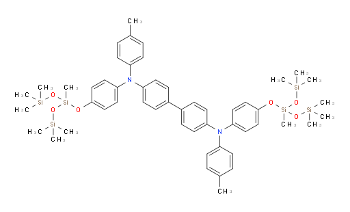 N4,N4'-bis(4-((1,1,1,3,5,5,5-heptamethyltrisiloxan-3-yl)oxy)phenyl)-N4,N4'-di-p-tolyl-[1,1'-biphenyl]-4,4'-diamine