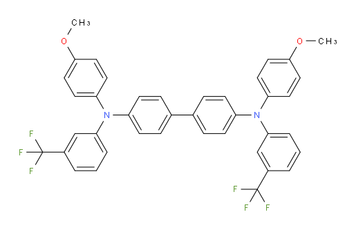 N4,N4'-bis(4-methoxyphenyl)-N4,N4'-bis(3-(trifluoromethyl)phenyl)-[1,1'-biphenyl]-4,4'-diamine
