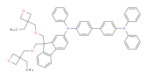 N4-(9,9-bis(((3-ethyloxetan-3-yl)methoxy)methyl)-9H-fluoren-2-yl)-N4,N4',N4'-triphenyl-[1,1'-biphenyl]-4,4'-diamine