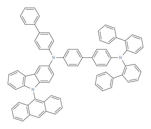 N4,N4-di([1,1'-biphenyl]-2-yl)-N4'-([1,1'-biphenyl]-4-yl)-N4'-(9-(anthracen-9-yl)-9H-carbazol-3-yl)-[1,1'-biphenyl]-4,4'-diamine