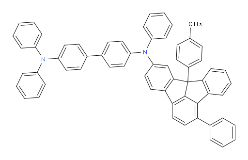 N4,N4,N4'-triphenyl-N4'-(1-phenyl-7b-(p-tolyl)-7bH-indeno[1,2,3-jk]fluoren-6-yl)-[1,1'-biphenyl]-4,4'-diamine