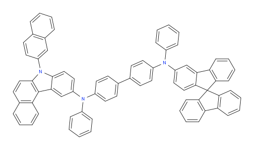 N4-(9,9'-spirobi[fluoren]-3-yl)-N4'-(7-(naphthalen-2-yl)-7H-benzo[c]carbazol-10-yl)-N4,N4'-diphenyl-[1,1'-biphenyl]-4,4'-diamine