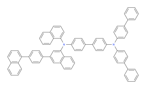 N4,N4-di([1,1'-biphenyl]-4-yl)-N4'-(naphthalen-1-yl)-N4'-(3-(4-(naphthalen-1-yl)phenyl)naphthalen-1-yl)-[1,1'-biphenyl]-4,4'-diamine