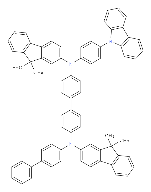 N4-(4-(9H-carbazol-9-yl)phenyl)-N4'-([1,1'-biphenyl]-4-yl)-N4,N4'-bis(9,9-dimethyl-9H-fluoren-2-yl)-[1,1'-biphenyl]-4,4'-diamine