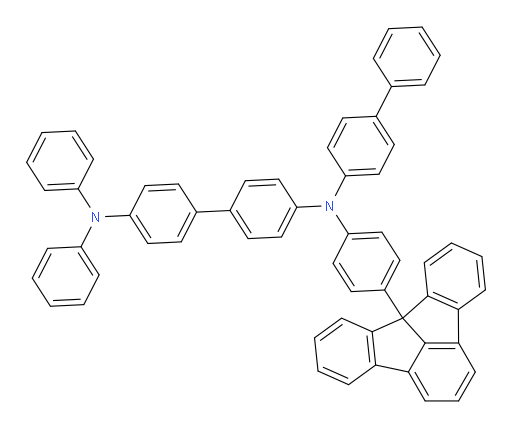 N4-(4-(7bH-indeno[1,2,3-jk]fluoren-7b-yl)phenyl)-N4-([1,1'-biphenyl]-4-yl)-N4',N4'-diphenyl-[1,1'-biphenyl]-4,4'-diamine