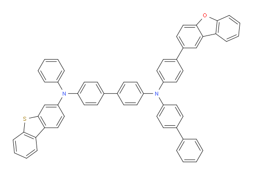 N4-([1,1'-biphenyl]-4-yl)-N4-(4-(dibenzo[b,d]furan-2-yl)phenyl)-N4'-(dibenzo[b,d]thiophen-3-yl)-N4'-phenyl-[1,1'-biphenyl]-4,4'-diamine