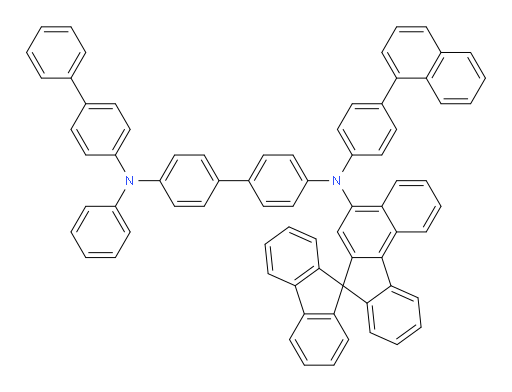 N4-([1,1'-biphenyl]-4-yl)-N4'-(4-(naphthalen-1-yl)phenyl)-N4-phenyl-N4'-(spiro[benzo[c]fluorene-7,9'-fluoren]-5-yl)-[1,1'-biphenyl]-4,4'-diamine