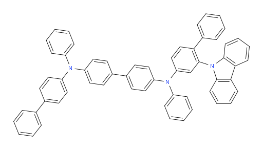 N4-(2-(9H-carbazol-9-yl)-[1,1'-biphenyl]-4-yl)-N4'-([1,1'-biphenyl]-4-yl)-N4,N4'-diphenyl-[1,1'-biphenyl]-4,4'-diamine