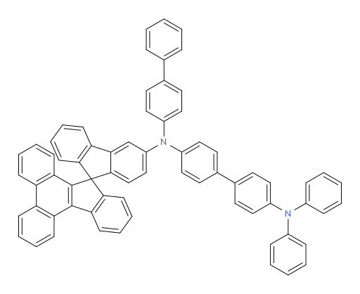 N4-([1,1'-biphenyl]-4-yl)-N4',N4'-diphenyl-N4-(spiro[fluorene-9,13'-indeno[1,2-l]phenanthren]-3-yl)-[1,1'-biphenyl]-4,4'-diamine