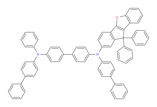 N4,N4'-di([1,1'-biphenyl]-4-yl)-N4-(10,10-diphenyl-10H-indeno[1,2-b]benzofuran-2-yl)-N4'-phenyl-[1,1'-biphenyl]-4,4'-diamine