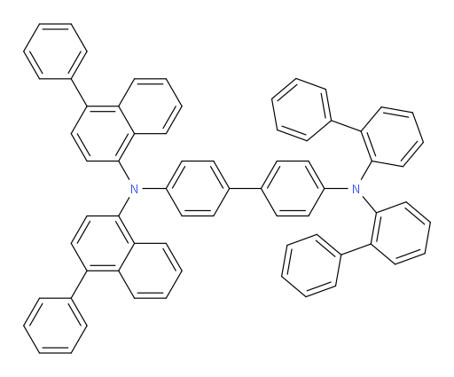 N4,N4-di([1,1'-biphenyl]-2-yl)-N4',N4'-bis(4-phenylnaphthalen-1-yl)-[1,1'-biphenyl]-4,4'-diamine