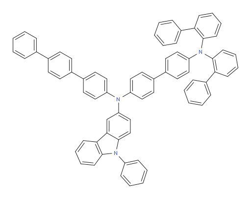 N4,N4-di([1,1'-biphenyl]-2-yl)-N4'-([1,1':4',1''-terphenyl]-4-yl)-N4'-(9-phenyl-9H-carbazol-3-yl)-[1,1'-biphenyl]-4,4'-diamine