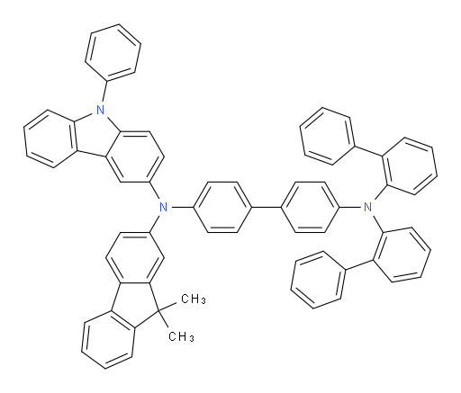 N4,N4-di([1,1'-biphenyl]-2-yl)-N4'-(9,9-dimethyl-9H-fluoren-2-yl)-N4'-(9-phenyl-9H-carbazol-3-yl)-[1,1'-biphenyl]-4,4'-diamine