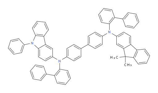 N4,N4'-di([1,1'-biphenyl]-2-yl)-N4-(9,9-dimethyl-9H-fluoren-2-yl)-N4'-(9-phenyl-9H-carbazol-3-yl)-[1,1'-biphenyl]-4,4'-diamine
